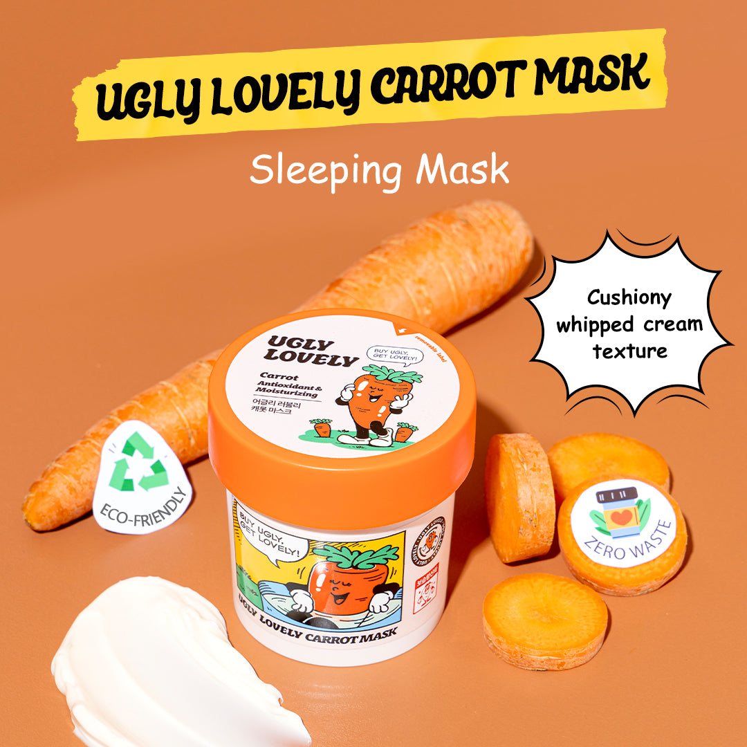 UGLY LOVELY CARROT SLEEPING MASK