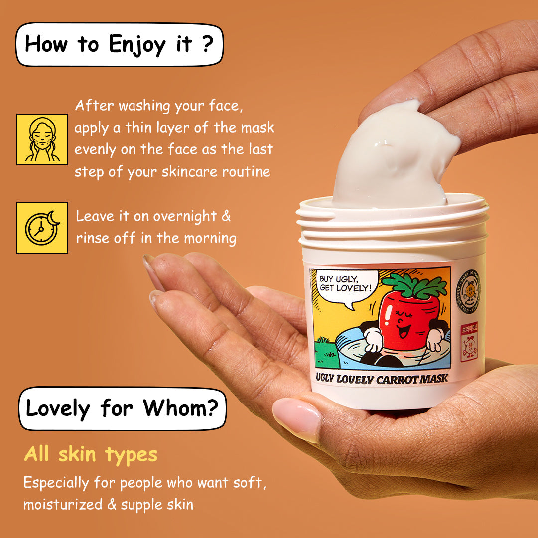Ugly Lovely Carrot Mask - Cream 100ml_Free