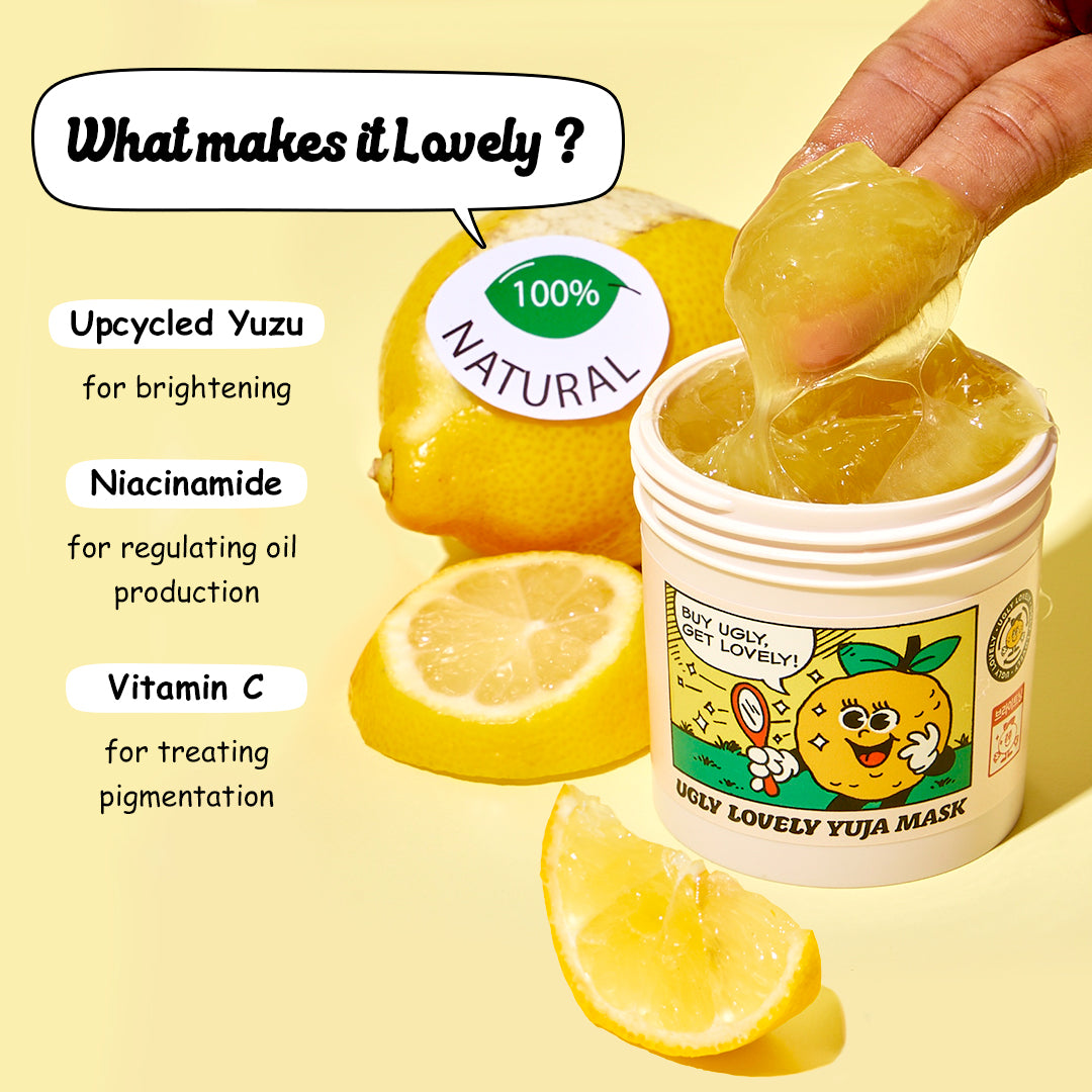 UGLY LOVELY YUJA MASK - Exfoliator Scrub 100ml_Free