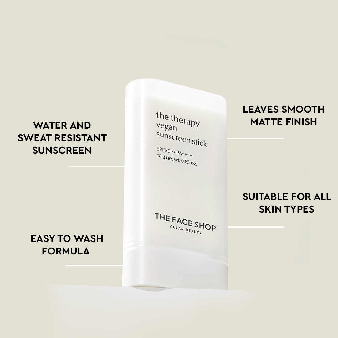 The Therapy Vegan Sunscreen Stick SPF50+