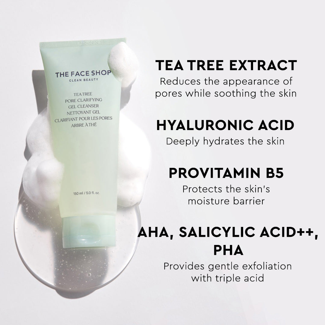 Tea Tree Pore Clarifying Gel Cleanser 100ml