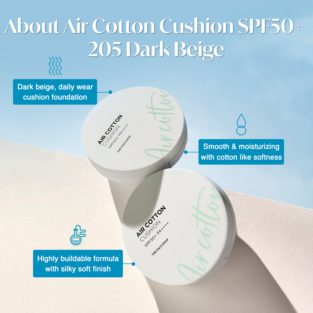 Air Cotton Cushion SPF50+ PA++++ (205 Dark Beige)