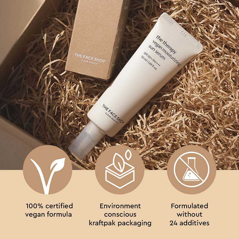 The Therapy Vegan Moisturizing Sun Serum 50ml