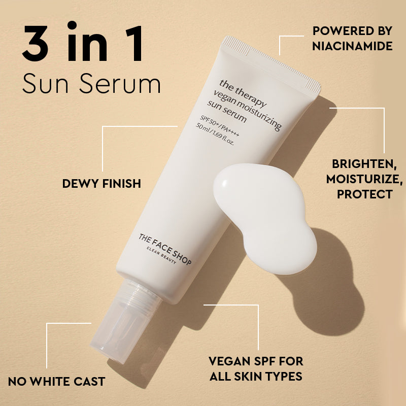 The Therapy Vegan Moisturizing Sun Serum 50ml