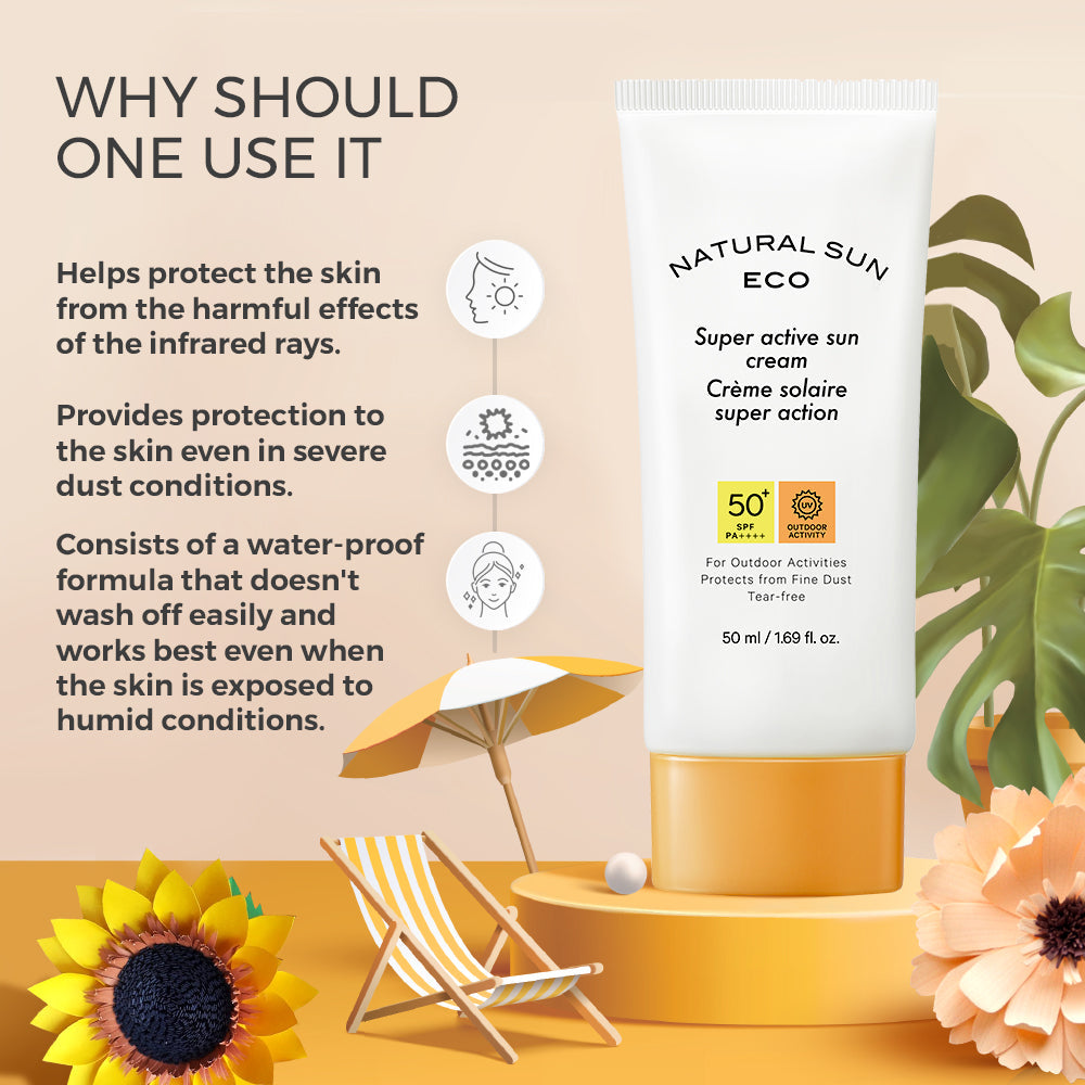 Naturalsun Eco Super Active Sun Cream(50ml)