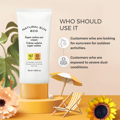 Naturalsun Eco Super Active Sun Cream(50ml)