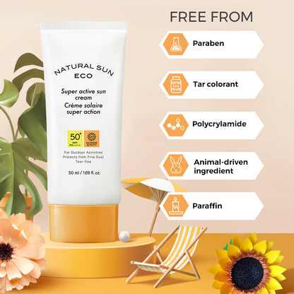 Naturalsun Eco Super Active Sun Cream(50ml)
