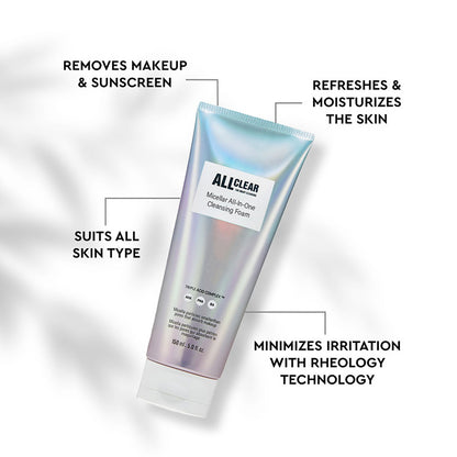 All Clear Micellar All-In-One Cleansing Foam