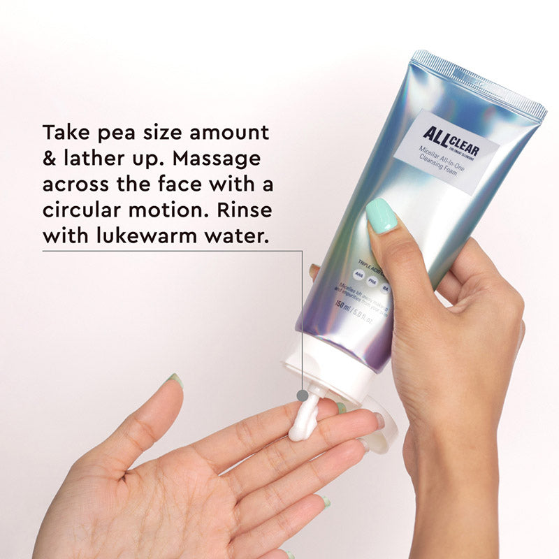 All Clear Micellar All-In-One Cleansing Foam