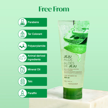 Jeju Aloe Fresh Soothing Cleansing Foam 150ml