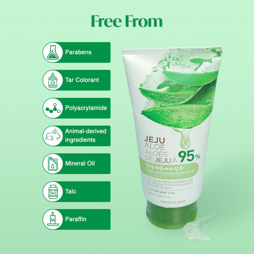 Jeju Aloe Fresh Soothing Gel Tube 300ml