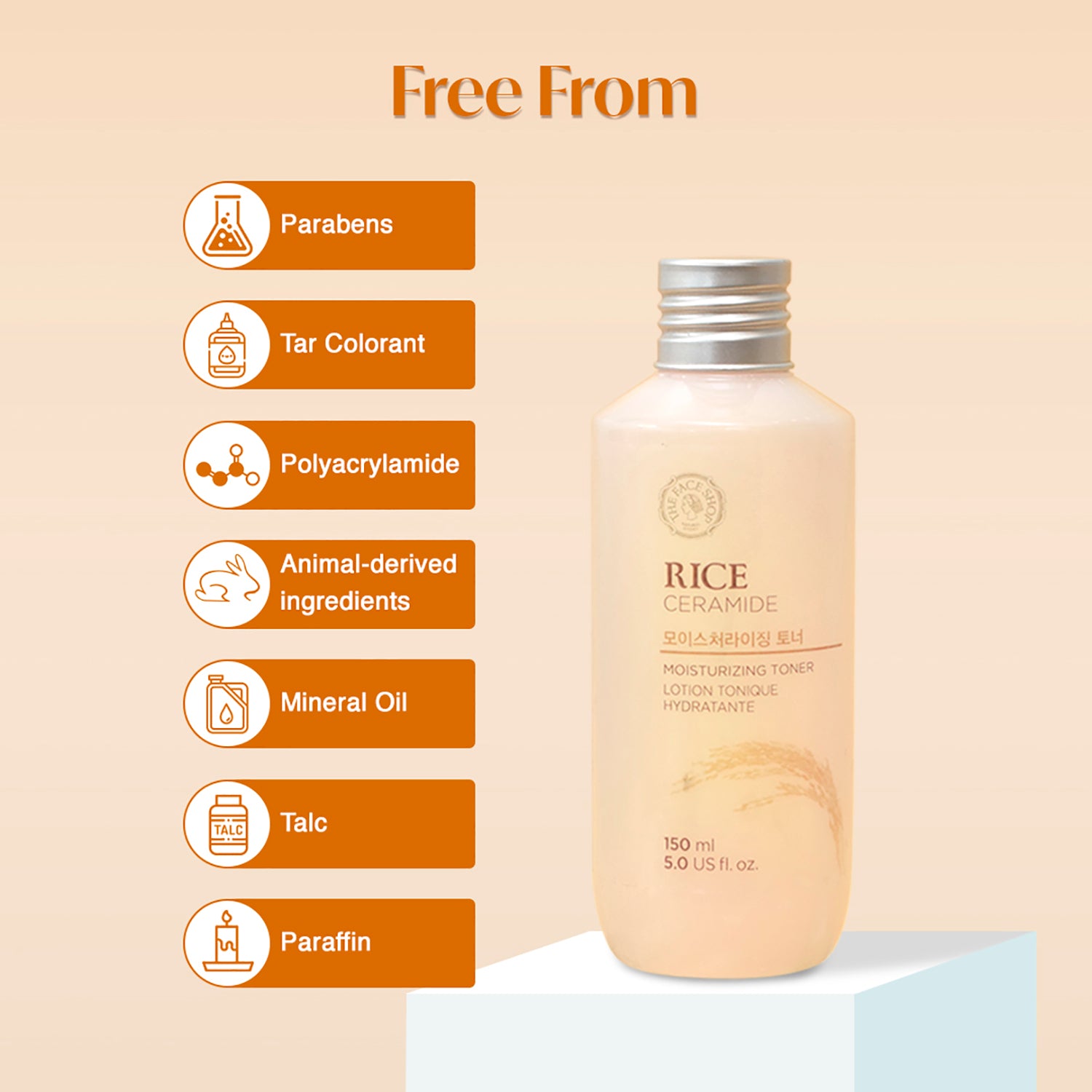 Rice &amp; Ceramide Moisturizing Toner 150ml