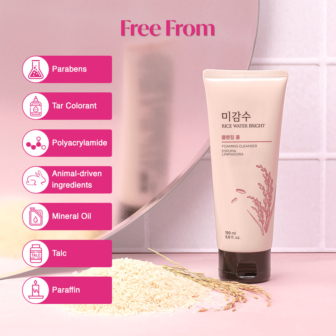 The Face Shop 4 Step Rice Brightening Skincare Combo