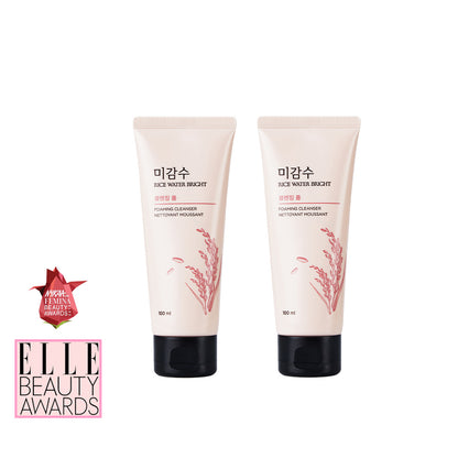 Award Winning Rice Water Bright Cleansing Foam - 100ml Combo