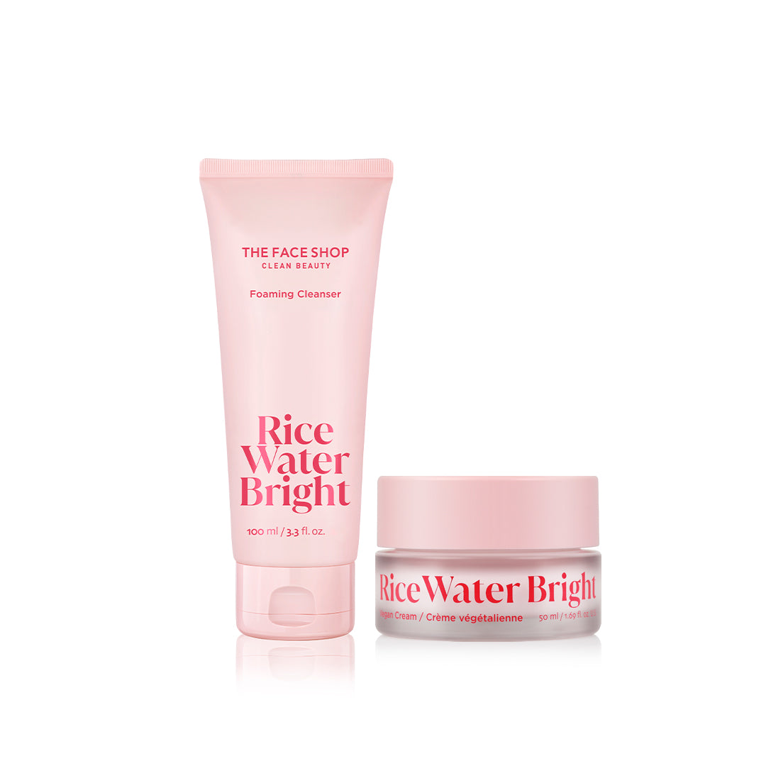 The Face Shop Rice Water Bright Cleanse &amp; Moisturize Duo
