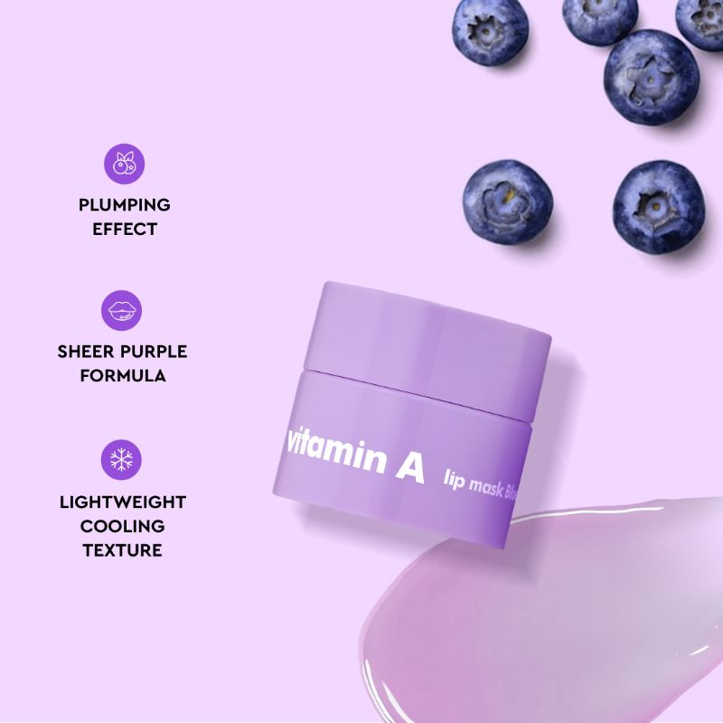 Vitamin A lip mask Blueberry (mini)