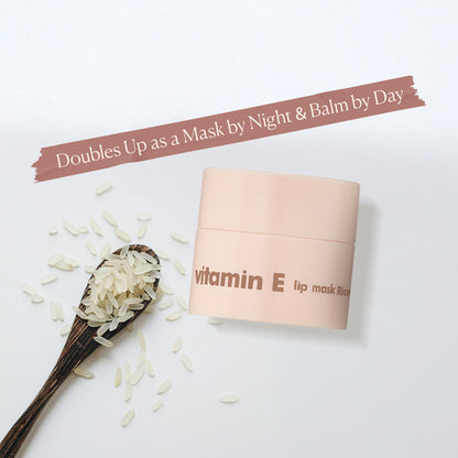 Vitamin E lip mask Rice (mini)