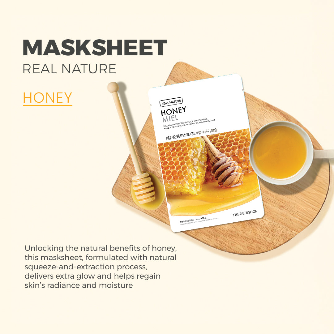 Real Nature Honey Face Mask 20g