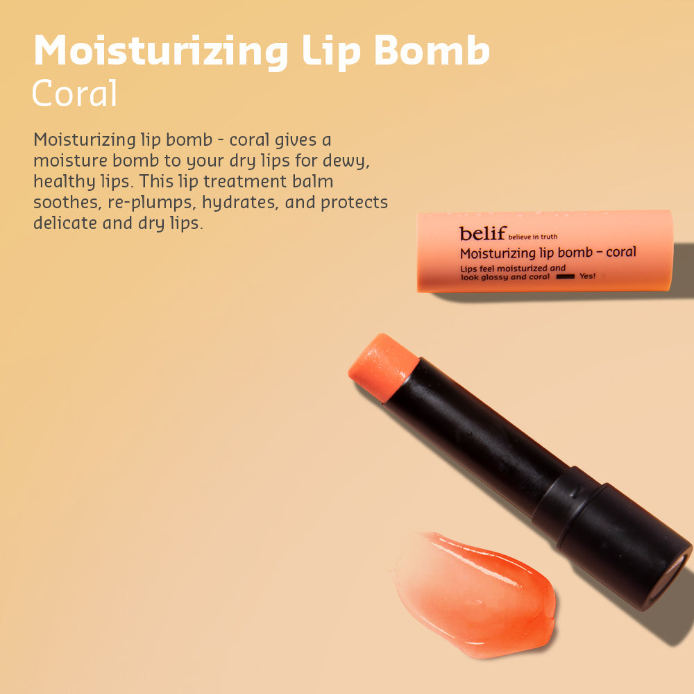 Moisturizing lip bomb - coral 3g