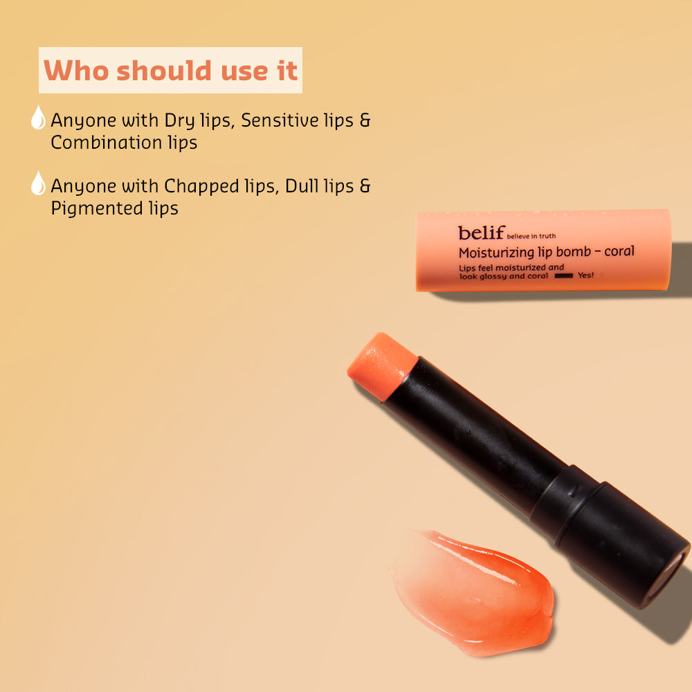 Moisturizing lip bomb - coral 3g