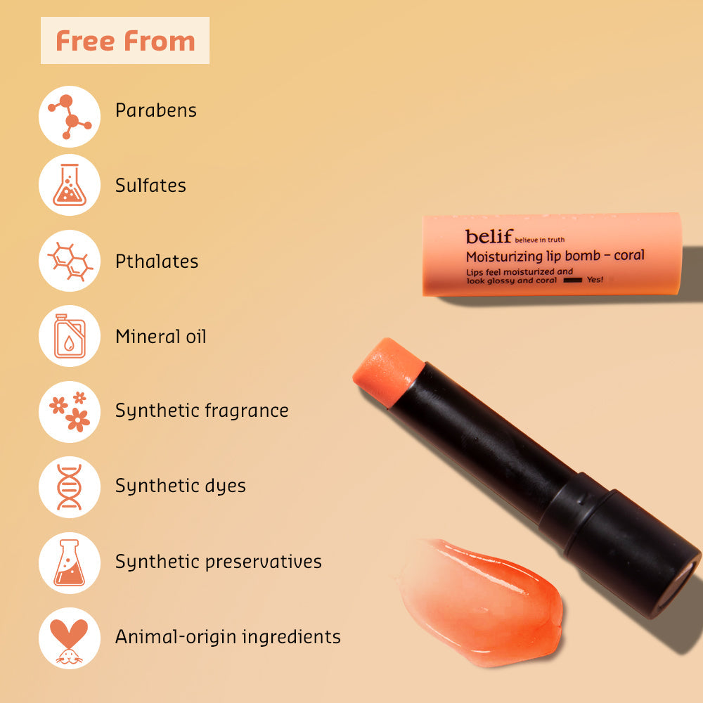 Moisturizing lip bomb - coral 3g