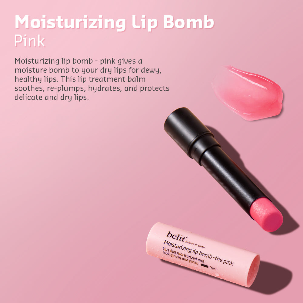 Moisturizing lip bomb - pink 3g