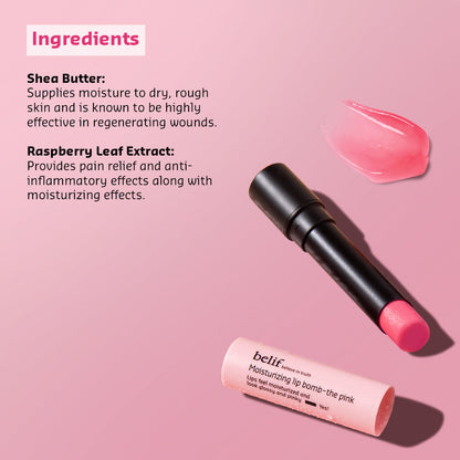 Moisturizing lip bomb - pink 3g