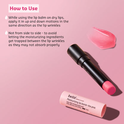 Moisturizing lip bomb - pink 3g