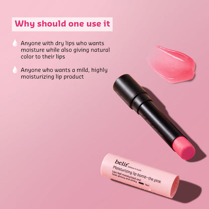 Moisturizing lip bomb - pink 3g