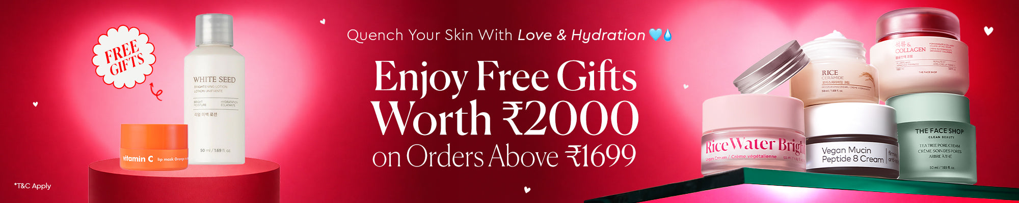 Emulsion | Lotion| Serums & Moisturizers Except 999 Banner