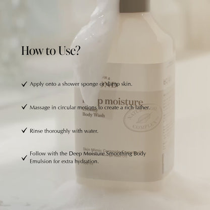 Ceramide Infused Body Wash, For Restoring Skin Barrier &amp; Deep Nourishment 500ml