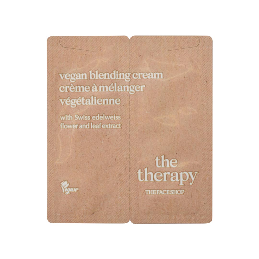 The Therapy Vegan Blending Cream Sachet 2.2M The Face Shop