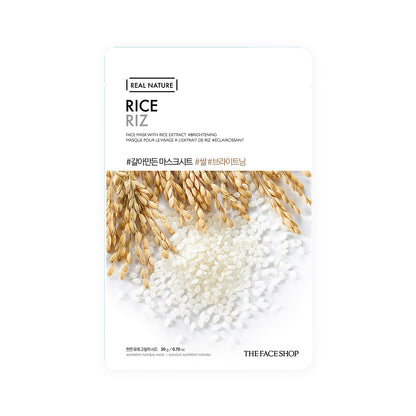 Real Nature Rice Face Mask
