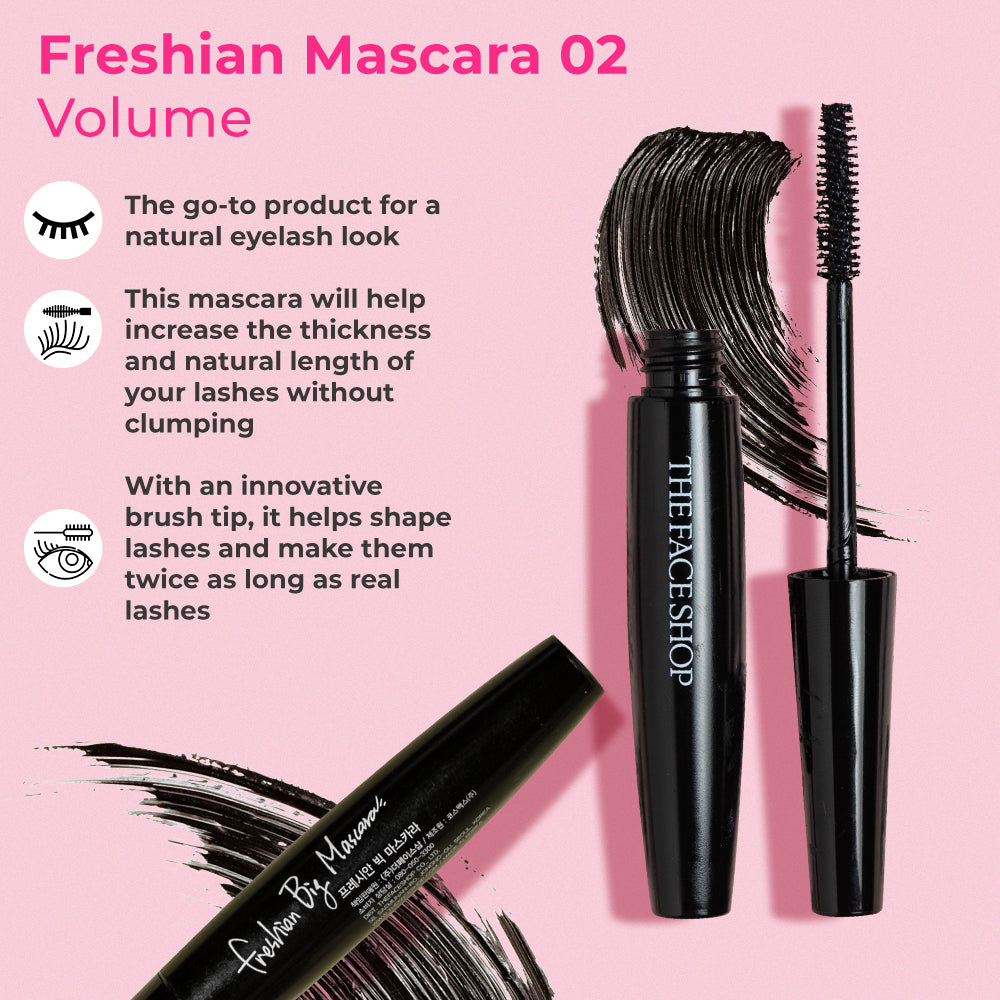 Freshian Mascara 02 Volume Black