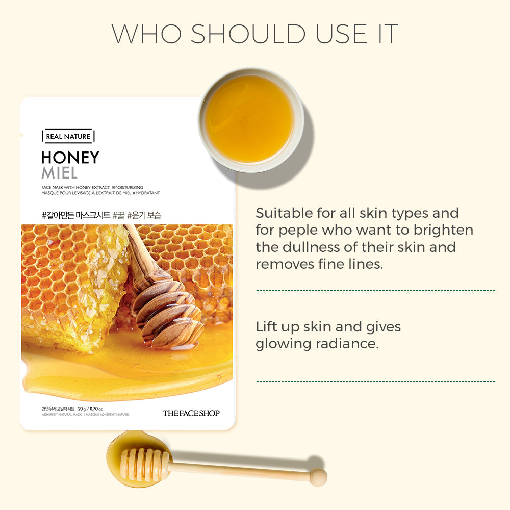 Real Nature Honey Face Mask‎‎ ‎