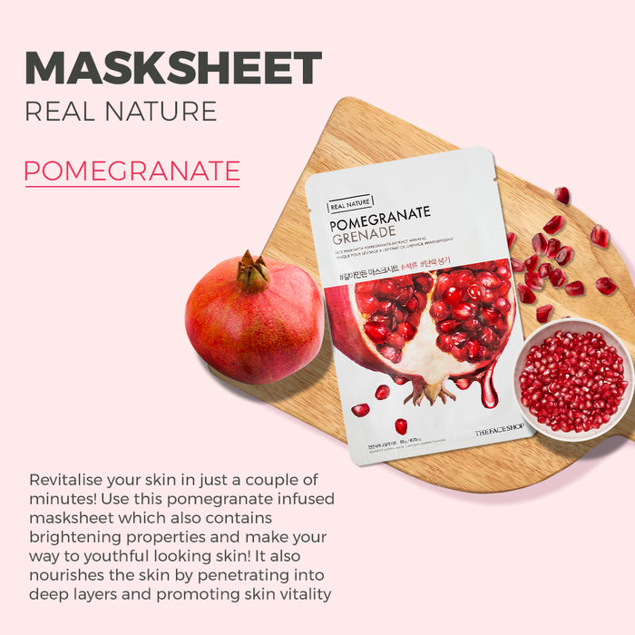 The Face Shop Real Nature Daily Glow Mask Sheet Combo - Pack of 10